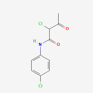 2-chloro-N-(4-chlorophenyl)-3-oxobutanamide
