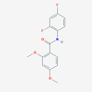 molecular formula C15H13F2NO3 B8729389 N-(2,4-difluorophenyl)-2,4-dimethoxybenzamide 