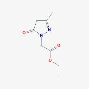 3-Methyl-5-oxo-4,5-dihydro-1H-pyrazole-1-acetic acid ethyl ester