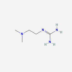 molecular formula C5H14N4 B8729440 N'-(2-dimethylaminoethyl) guanidine CAS No. 13845-75-5
