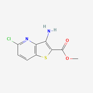 3-Amino-5-chlorothieno[3,2-b]pyridine-2-carboxylic acid methyl ester