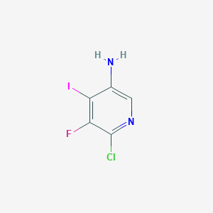 6-Chloro-5-fluoro-4-iodopyridin-3-amine