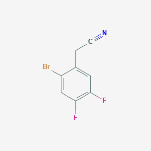 2-(2-Bromo-4,5-difluorophenyl)acetonitrile