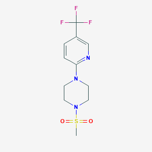 1-(Methylsulfonyl)-4-[5-(trifluoromethyl)pyridin-2-yl]piperazine