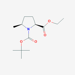 (2S,5S)-1-tert-butyl 2-ethyl 5-methylpyrrolidine-1,2-dicarboxylate