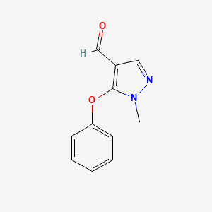 1-Methyl-5-phenoxy-1H-pyrazole-4-carbaldehyde