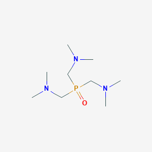 molecular formula C9H24N3OP B8729628 Tris(dimethylaminomethyl)phosphine oxide 