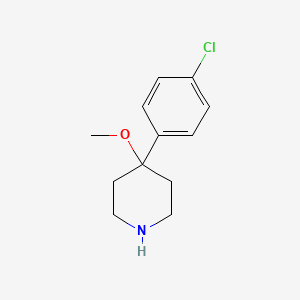 4-(4-Chlorophenyl)-4-methoxypiperidine