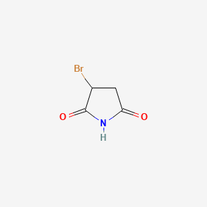 molecular formula C4H4BrNO2 B8729696 3-Bromopyrrolidine-2,5-dione CAS No. 39660-53-2