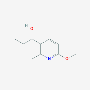 1-(6-Methoxy-2-methylpyridin-3-yl)propan-1-ol