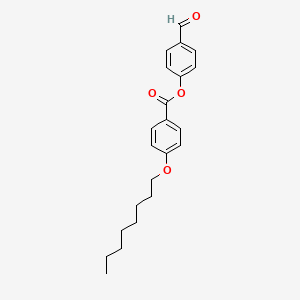 4-Octyloxybenzoic acid 4-formylphenyl ester