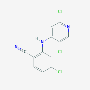 4-Chloro-2-[(2,5-dichloro-4-pyridinyl)amino]benzonitrile