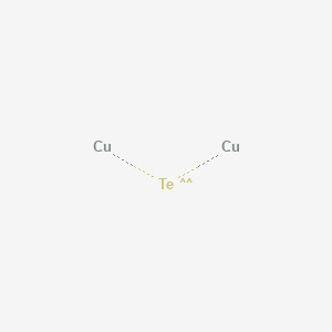 molecular formula Cu2Te B087298 Copper telluride (Cu2Te) CAS No. 12019-52-2