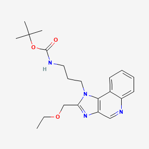 tert-Butyl [3-(2-ethoxymethyl-1H-imidazo[4,5-c]quinolin-1-yl)propyl]carbamate