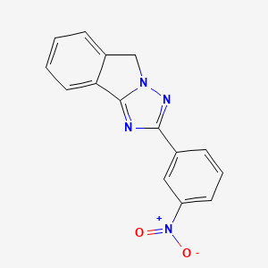 2-(m-Nitrophenyl)-5H-s-triazolo[5,1-a] isoindole