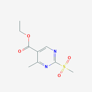 Ethyl 4-methyl-2-(methylsulfonyl)pyrimidine-5-carboxylate