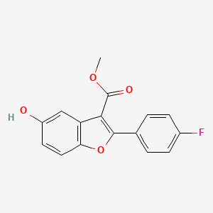 Methyl 2-(4-fluorophenyl)-5-hydroxy-1-benzofuran-3-carboxylate