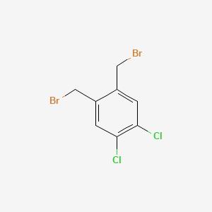 molecular formula C8H6Br2Cl2 B8730042 1,2-Bis(bromomethyl)-4,5-dichlorobenzene CAS No. 21903-56-0
