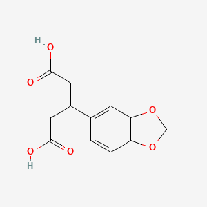 3-(1,3-Benzodioxol-5-yl)pentanedioic acid