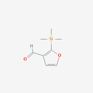 2-(Trimethylsilyl)furan-3-carbaldehyde
