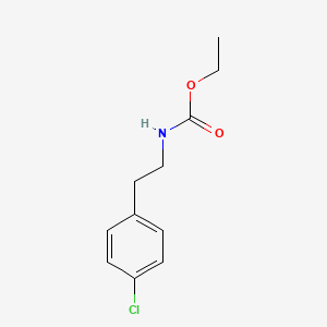 molecular formula C11H14ClNO2 B8730176 ethyl N-[2-(4-chlorophenyl)ethyl]carbamate 
