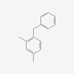 molecular formula C15H16 B8730192 1-Benzyl-2,4-dimethylbenzene CAS No. 28122-28-3