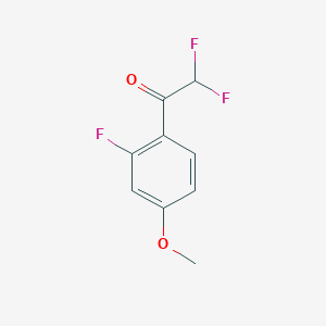 2,2-Difluoro-1-(2-fluoro-4-methoxyphenyl)ethanone