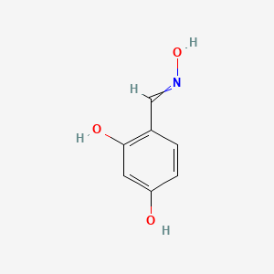 molecular formula C7H7NO3 B8730230 4-((Hydroxyimino)methyl)benzene-1,3-diol 