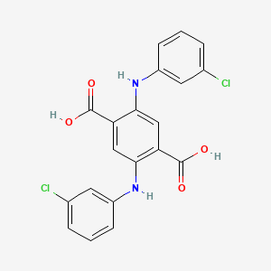 2,5-Bis(3-chlorophenylamino)terephthalic acid