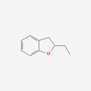 molecular formula C10H12O B8730264 2-Ethyl-2,3-dihydrobenzofuran CAS No. 14004-10-5