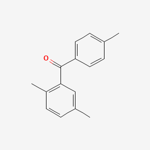 molecular formula C16H16O B8730273 Methanone, (2,5-dimethylphenyl)(4-methylphenyl)- CAS No. 13152-96-0