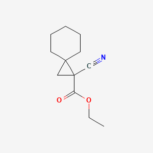 1-Cyano-spiro[2.5]octane-1-carboxylic acid ethyl ester
