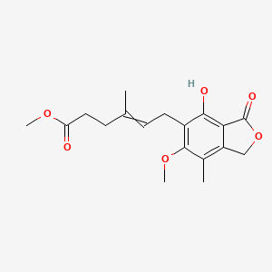 6-(4-Hydroxy-6-methoxy-7-methyl-3-oxo-1,3-dihydro-isobenzofuran-5-yl)-4-methyl-hex-4-enoic acid methyl ester