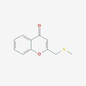 2-[(Methylsulfanyl)methyl]-4H-1-benzopyran-4-one