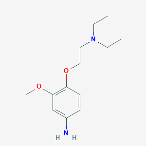 molecular formula C13H22N2O2 B8730399 4-(2-(Diethylamino)ethoxy)-3-methoxyaniline 