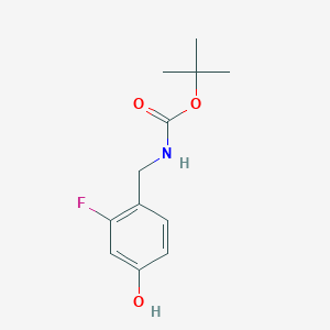 Tert-butyl 2-fluoro-4-hydroxybenzylcarbamate