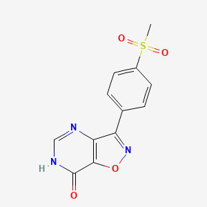 3-(4-Methanesulfonyl-phenyl)-isoxazolo[4,5-d]pyrimidin-7-ol