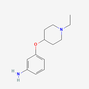 3-[(1-Ethyl-4-piperidinyl)oxy]aniline