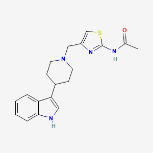 N-(4-((4-(1H-Indol-3-yl)piperidin-1-yl)methyl)thiazol-2-yl)acetamide