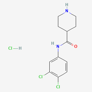 N-(3,4-dichlorophenyl)piperidine-4-carboxamide hydrochloride