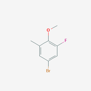 5-Bromo-1-fluoro-2-methoxy-3-methylbenzene