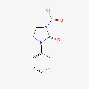 2-Oxo-3-phenylimidazolidine-1-carbonyl chloride