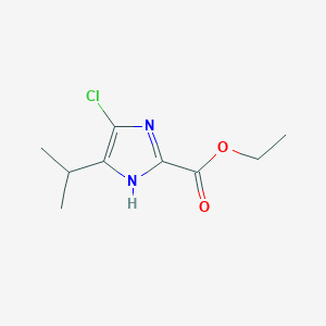 Ethyl 4-chloro-5-isopropyl-1h-imidazole-2-carboxylate