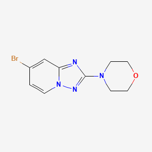 4-(7-Bromo-[1,2,4]triazolo[1,5-A]pyridin-2-YL)morpholine