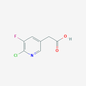 (6-Chloro-5-fluoropyridin-3-yl)acetic acid