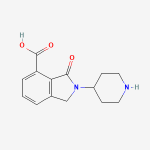3-Oxo-2-(piperidin-4-yl)isoindoline-4-carboxylic acid