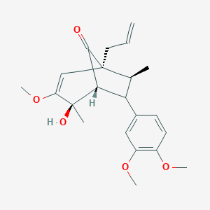 molecular formula C22H28O5 B008731 Hancinol CAS No. 108864-50-2