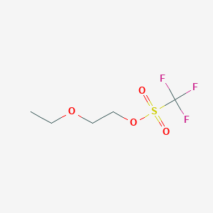molecular formula C5H9F3O4S B8731063 2-Ethoxyethyl triflate 