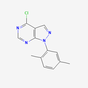 4-chloro-1-(2,5-dimethylphenyl)-1H-pyrazolo[3,4-d]pyrimidine