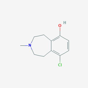 9-Chloro-3-methyl-2,3,4,5-tetrahydro-1H-3-benzazepin-6-ol